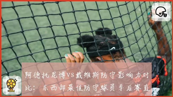 阿德托昆博vs戴维斯防守影响力对比：东西部最佳防守球员季后赛直接对话。