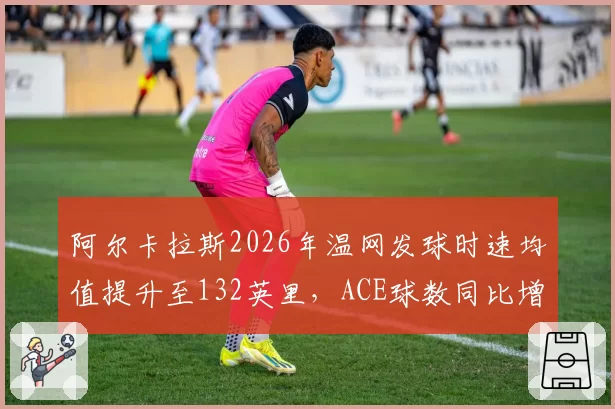 阿尔卡拉斯2026年温网发球时速均值提升至132英里，ACE球数同比增28%