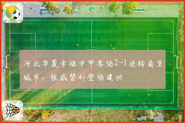 河北华夏幸福中甲客场2-1逆转南京城市，张威替补登场建功