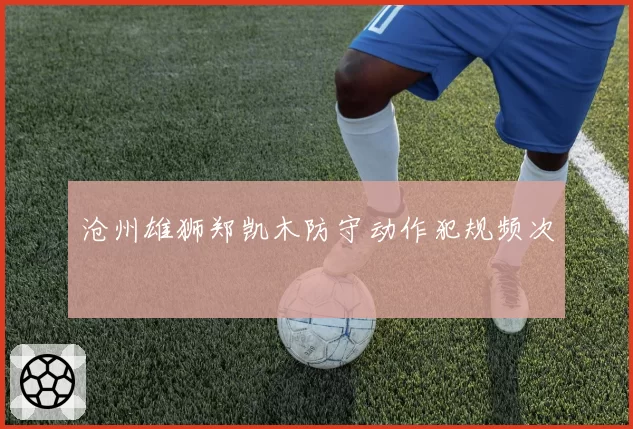 沧州雄狮郑凯木防守动作犯规频次